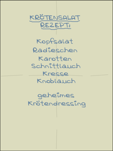 The old salad recipe